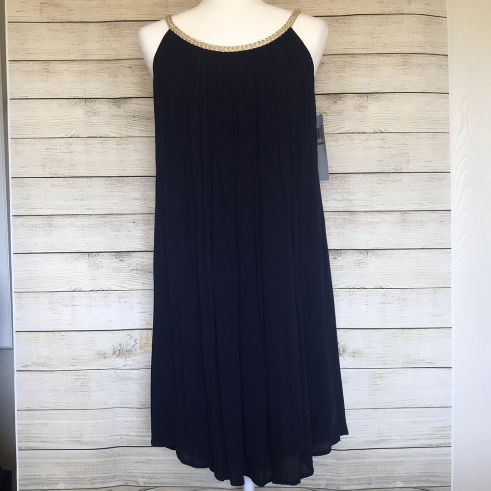 Woven Trim Dress
